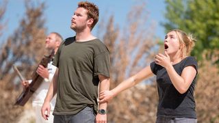 Jack Reynor and Florence Pugh in "Midsommar" (2019)