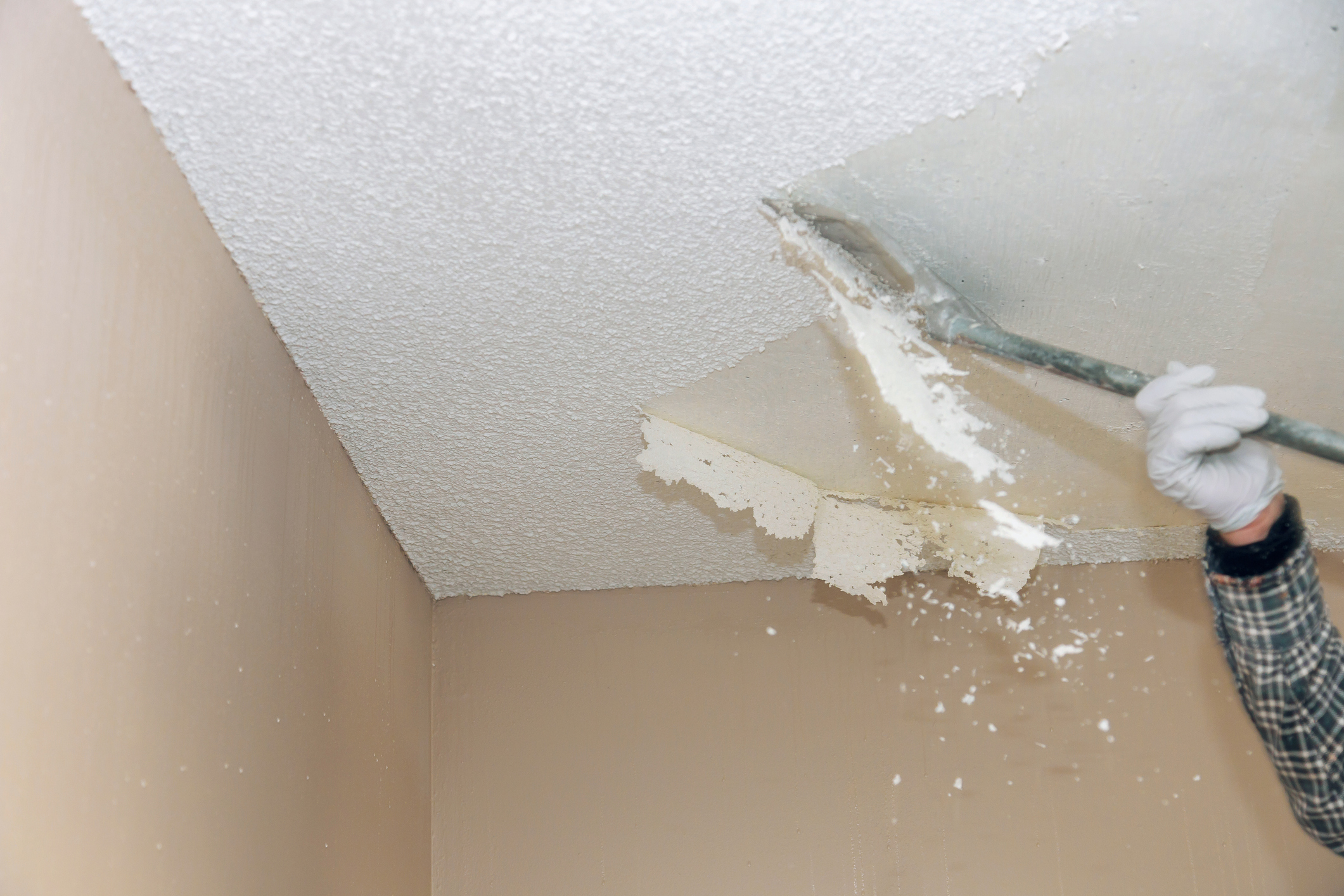 how-to-remove-texture-from-a-ceiling