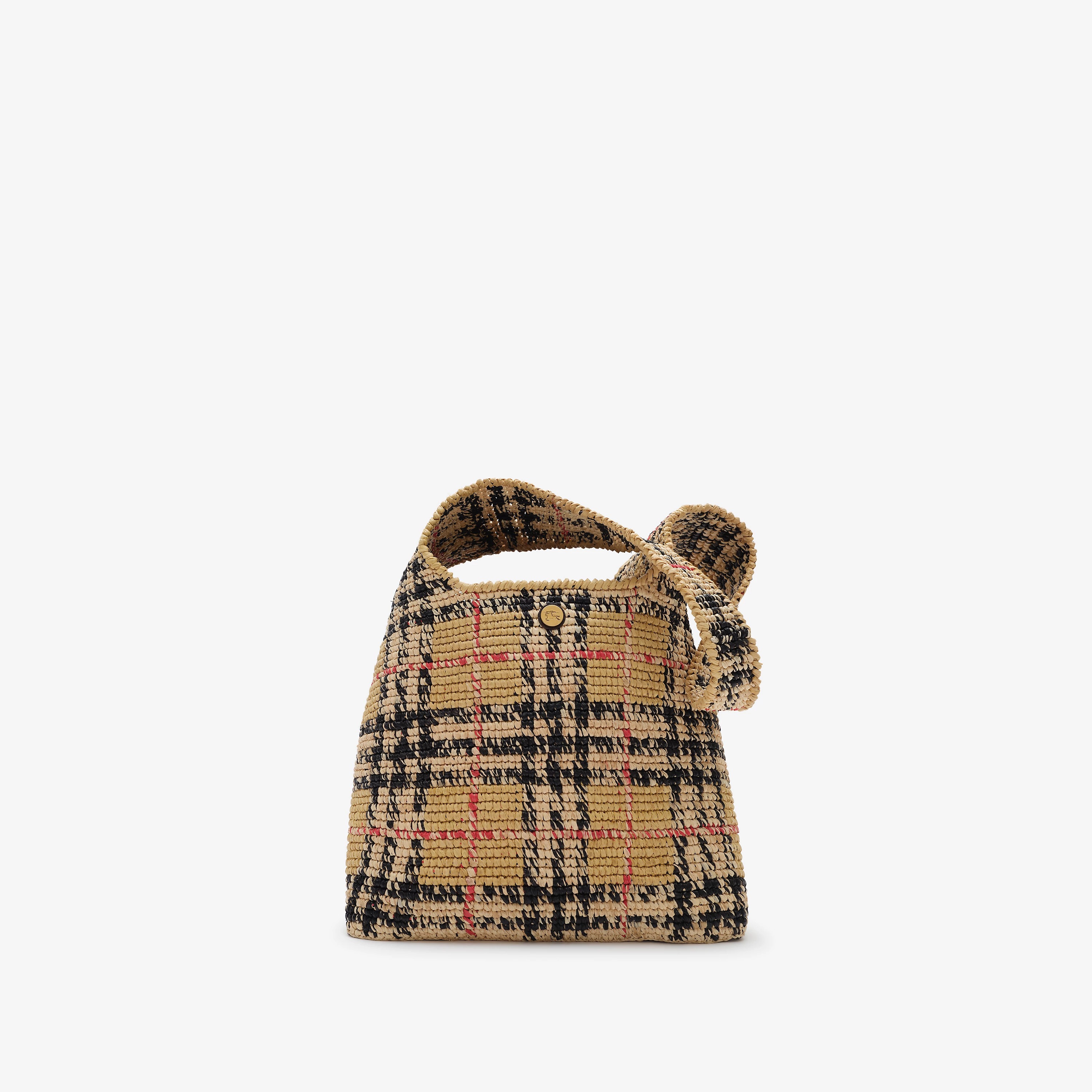 Burberry Margret Hobo Raffia Bag