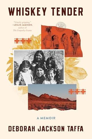 Whiskey Tender: a Memoir book cover with photos of life from a new mexico reservation