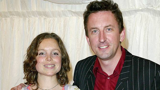 Lee Mack with his wife Tara