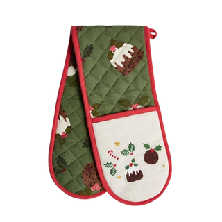 Christmas oven glove