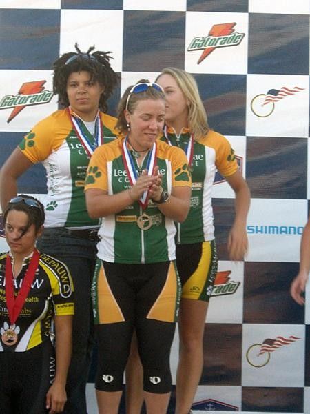 The Lees-McRae women's team wins a silver