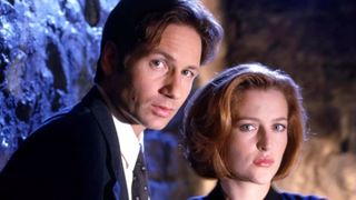 David Duchovny and Gillian Anderson in The X-Files