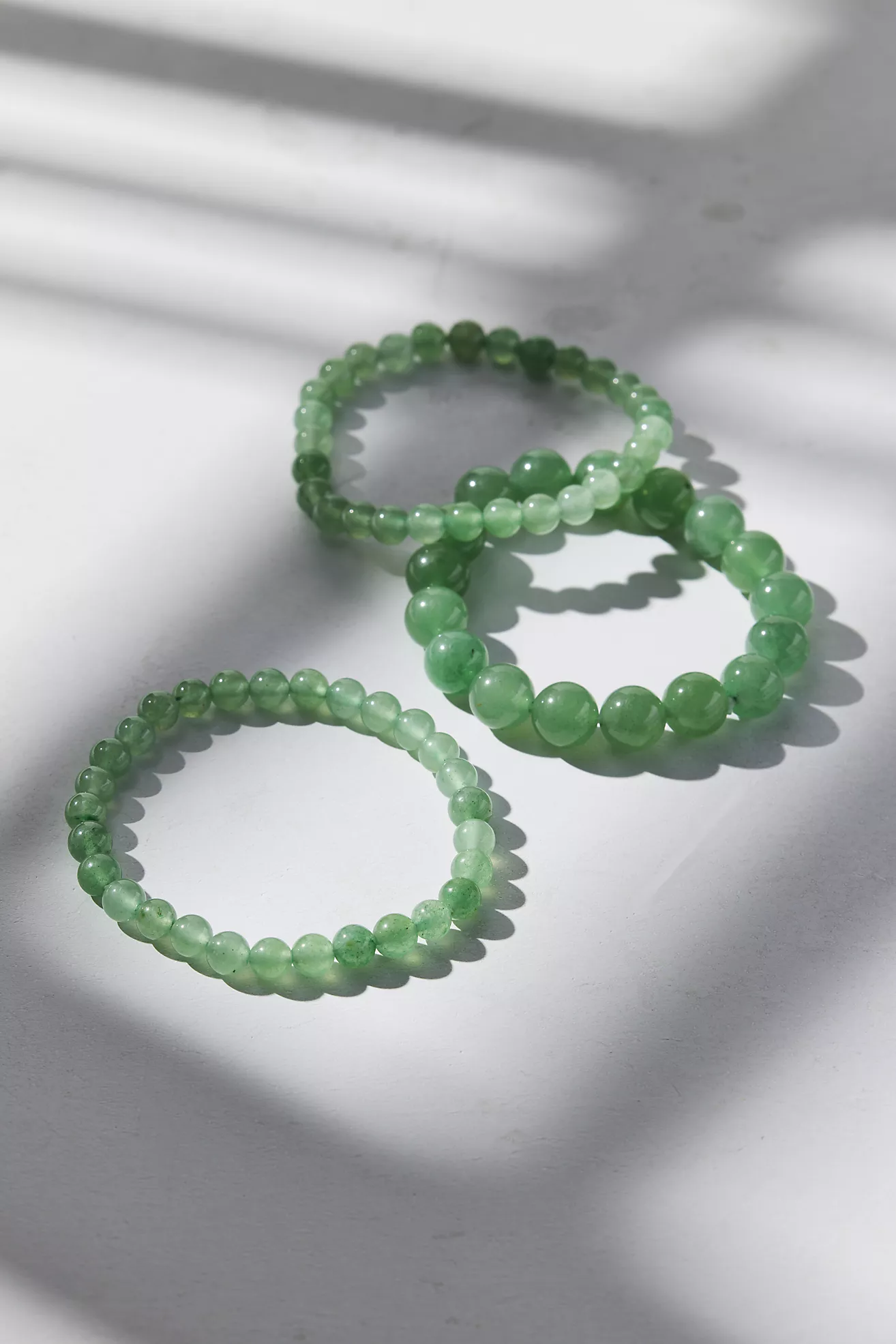 Genuine Stone Beaded Bracelet Set