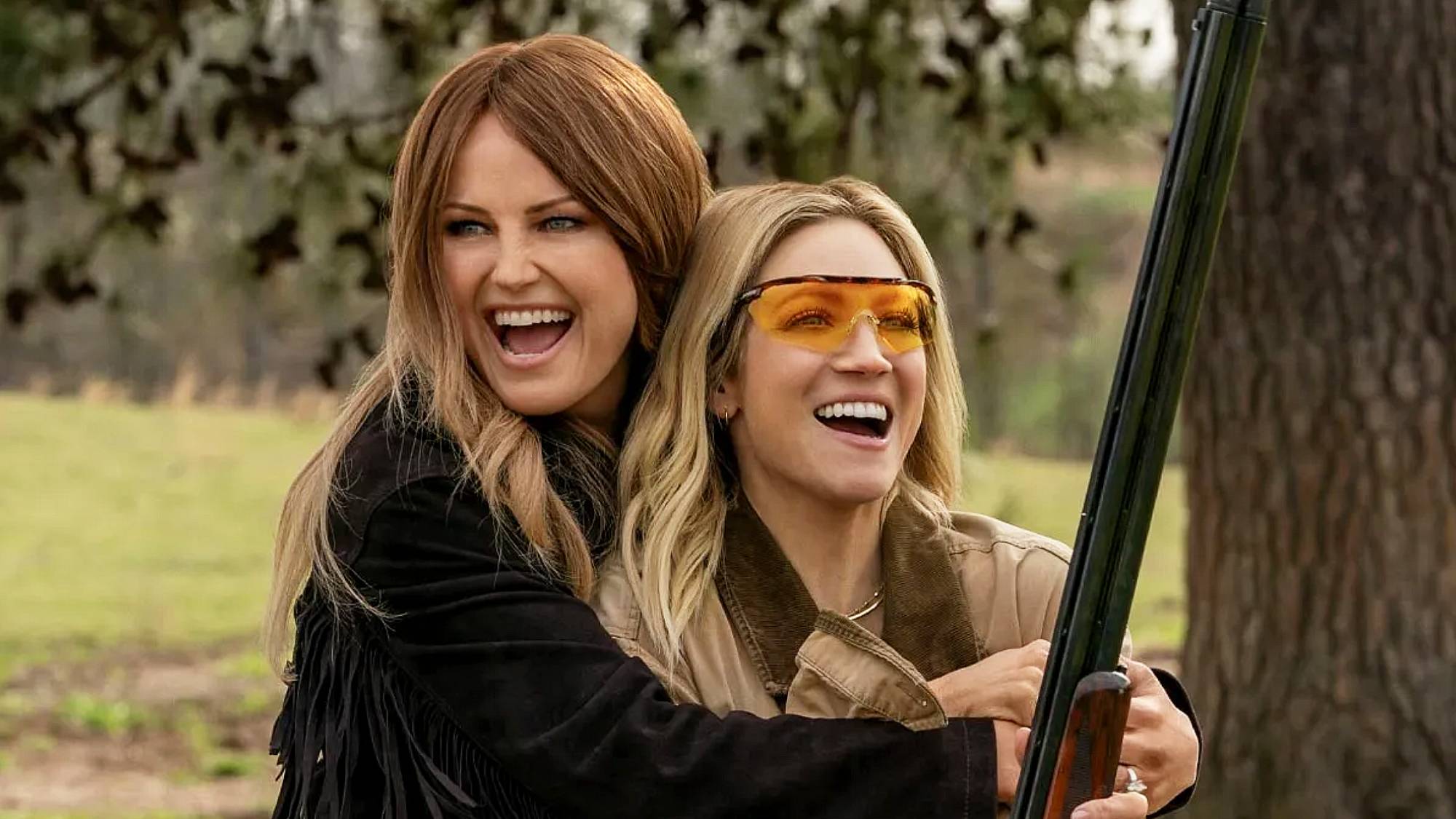 Malin Akerman and Brittany Snow in "The Hunting Wives"