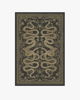 Martyn Lawrence Bullard Sumaya Soft Black Tufted Rug 