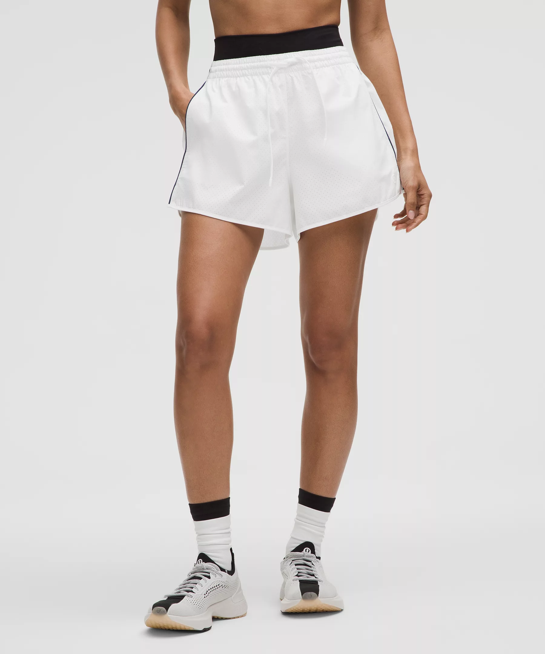 Court Rival High-Rise Short 3" *perforated - White/club Blue - 6