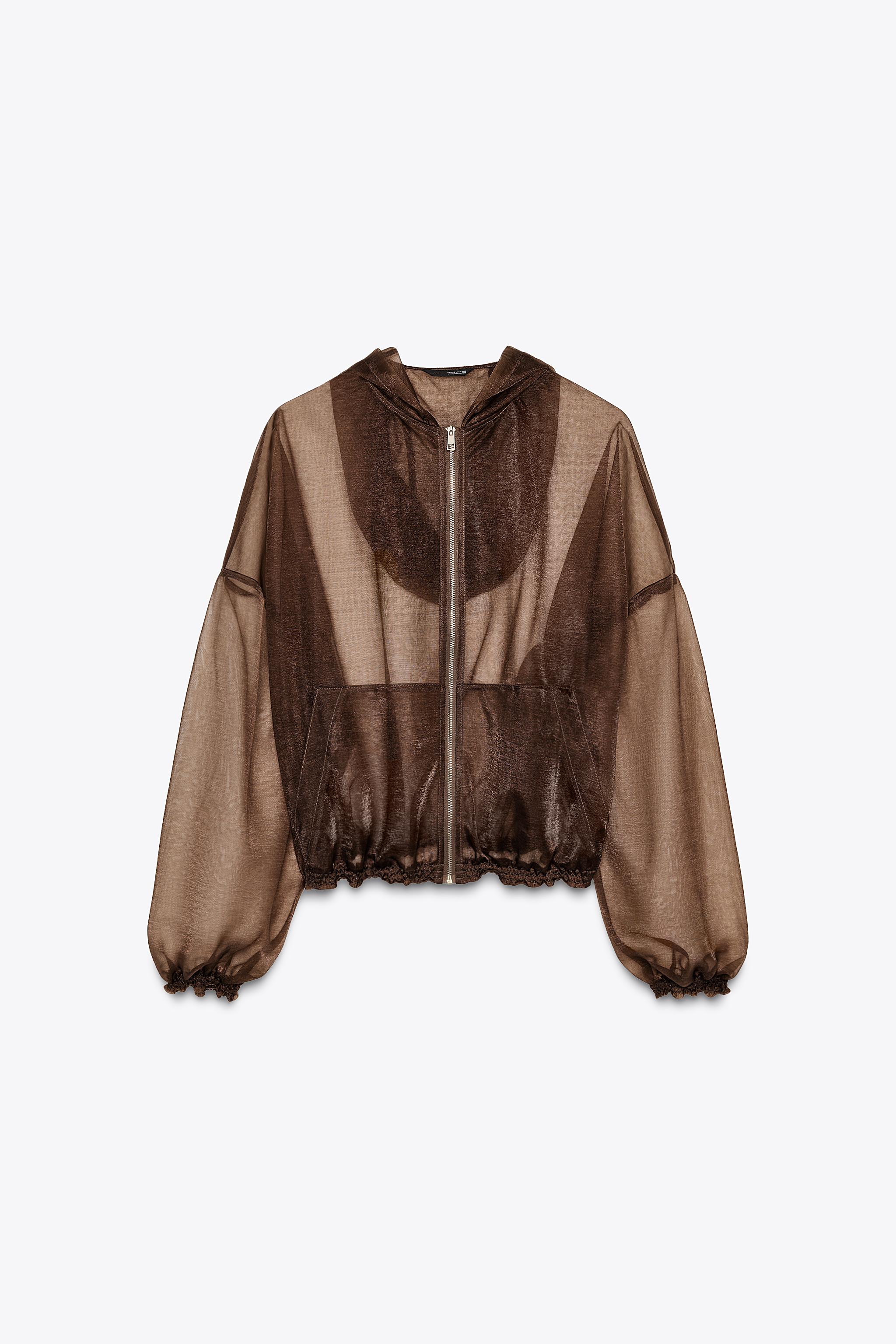 Hooded Organza Jacket