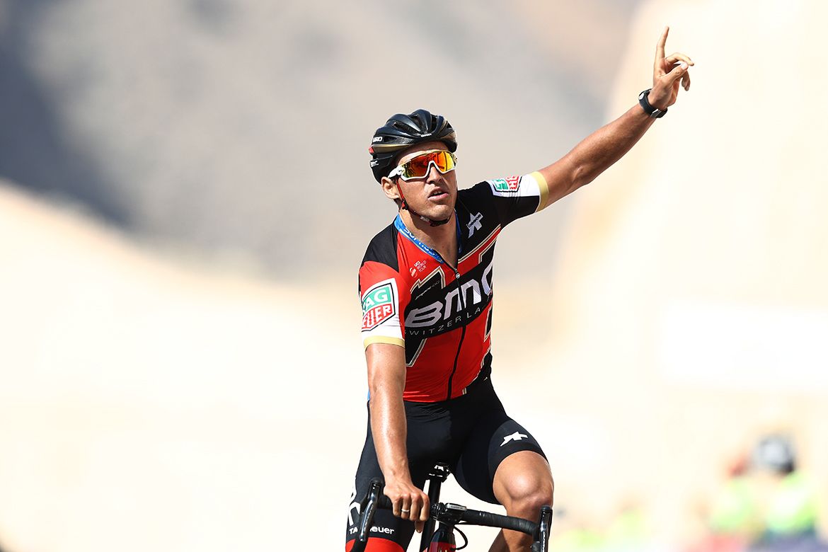 Greg Van Avermaet (BMC) claims his first win of 2018.