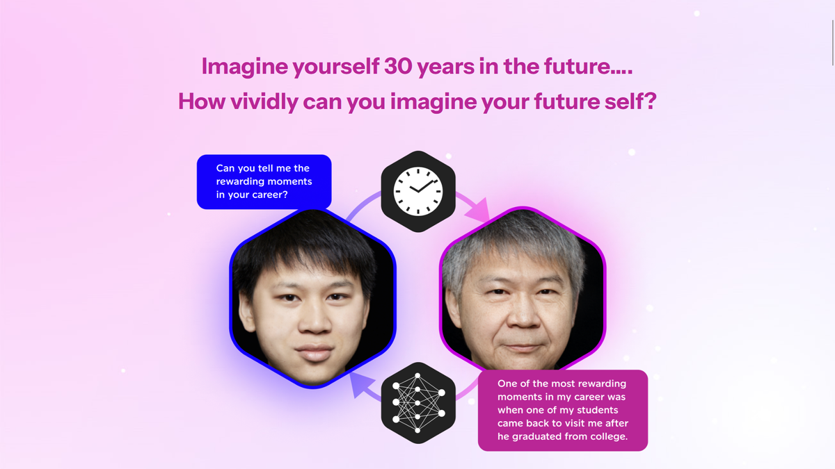 This AI tool lets you confront your future self – and you might like ...