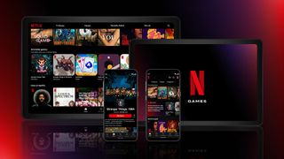 Una variedad de dispositivos con juegos de Netflix