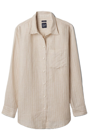 100% Linen Boyfriend Shirt