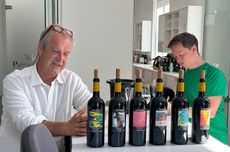 Bibi Graetz and James Button at Decanter