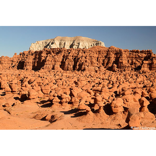 Hundreds of wind carved goblins cover the valley, making it look like something from Mars rather than the desert of Utah. In fact, several sci-fi movies, including Galaxy Quest, have filmed their Martian scenes in Goblin Valley. Open year-round and with camping facilities right inside the park, Goblin Valley is a beautiful place to explore and imagine. Even young tourists enjoy playing hide-and-go-seek among the sandstone figures and exploring nooks and crannies. Wildlife is abundant in the valley, and the weather is beautiful all year long. No two goblins are the same, so be sure to pack an extra battery for your digital camera, so you can keep exploring and capturing those images without having to stop.
