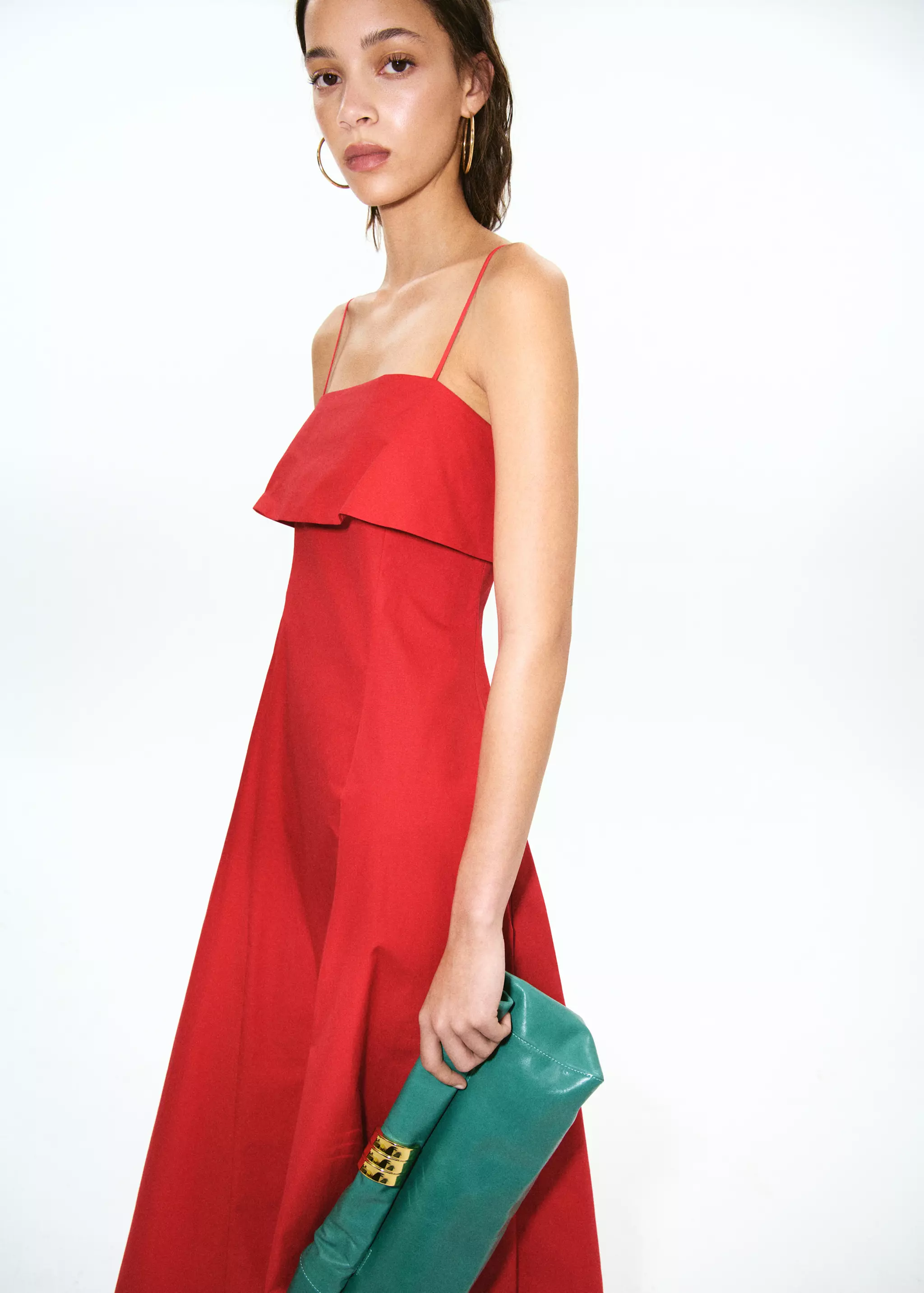 Flared Midi-Dress - Women | Mango Usa
