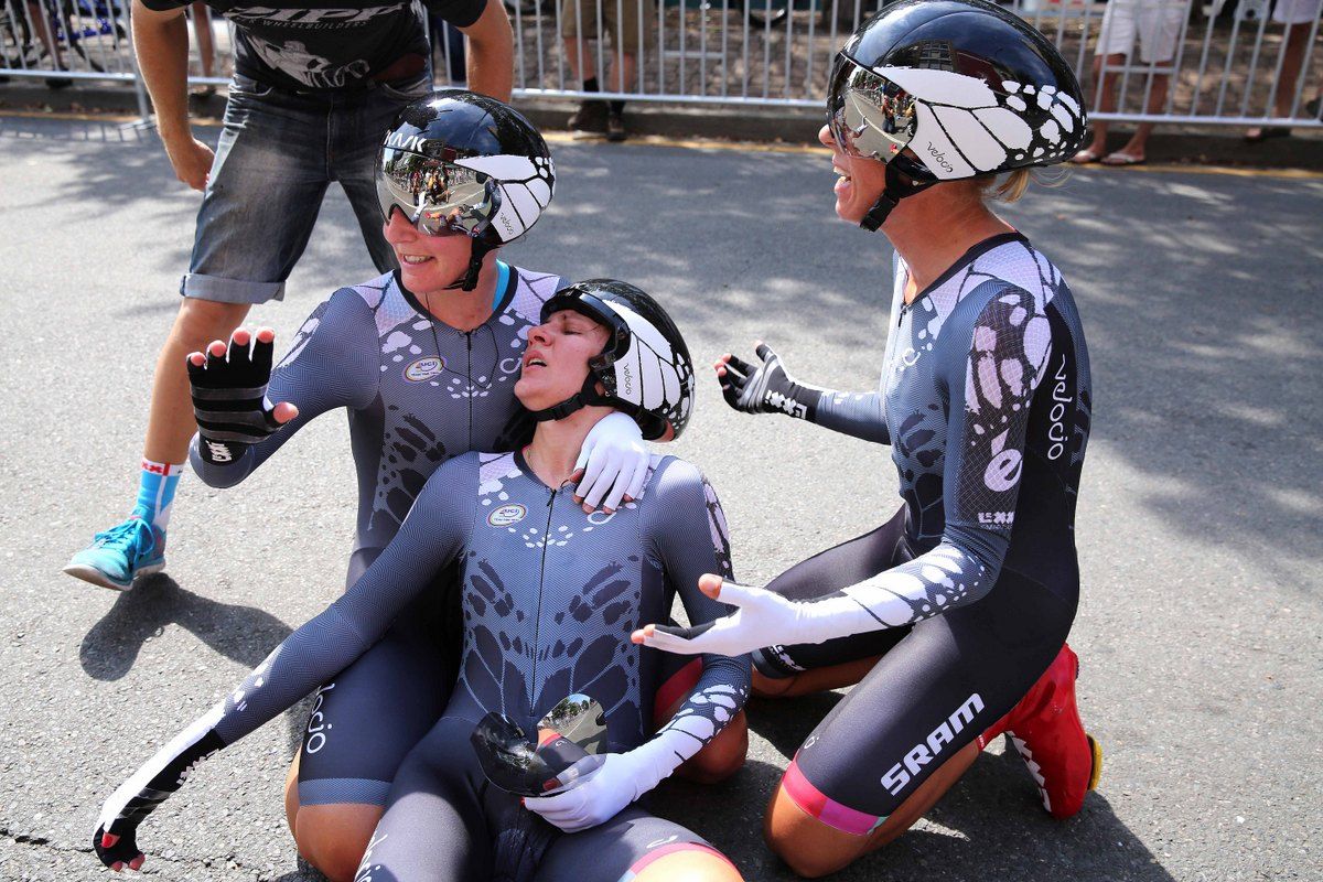 Alena Amialiusik in a world of pain after the TTT victory