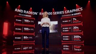 AMD's Laura Smith talking about the new RX 6000 series mobile GPUs