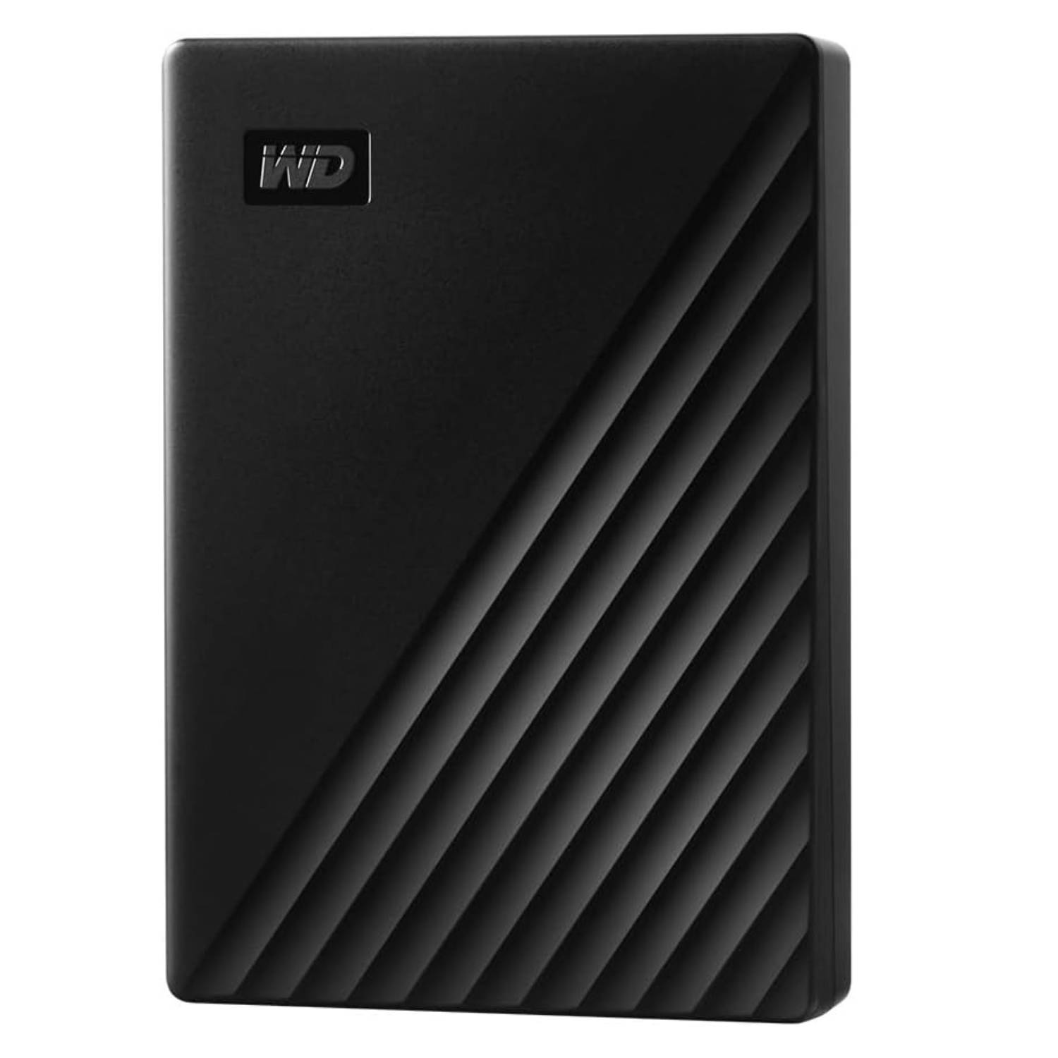 Image of the WD My Passport hard drive with a white background.