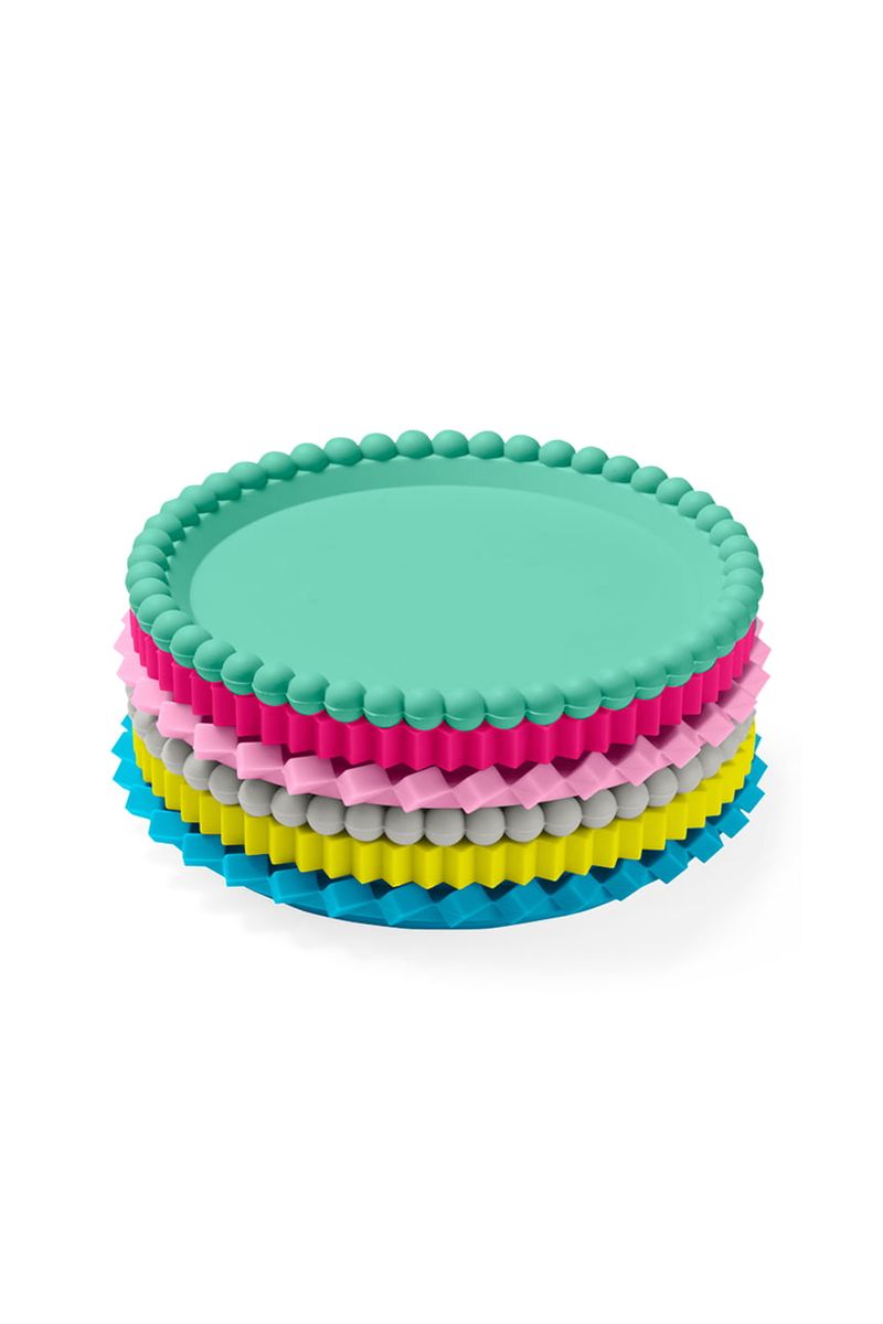 MoMA Design Store Set of Six Geo Stacking Coasters