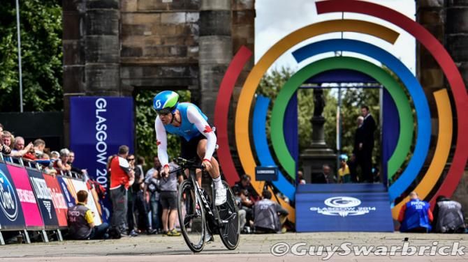 Svein Tuft (Canada) takes off
