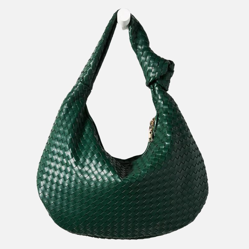 Melie Bianco Brigitte Large Faux Leather Shoulder Bag cut out