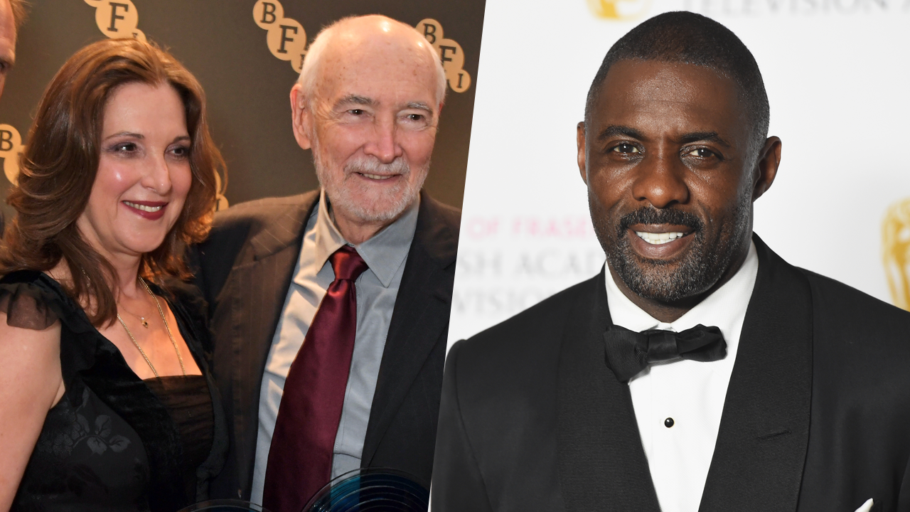 Barbara Broccoli, Michael G. Wilson and Idris Elba