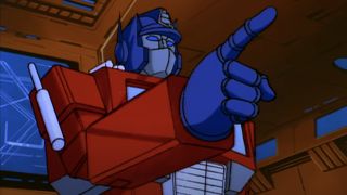 Optimus Prime on The Transformers