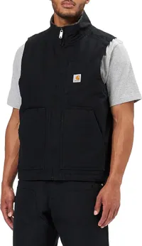 Carhartt Loose Fit Washed Duck Sherpa-Lined Mock-Neck Vest (Men's)