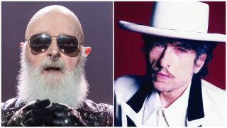 Judas Priest‘s Rob Halford and Bob Dylan
