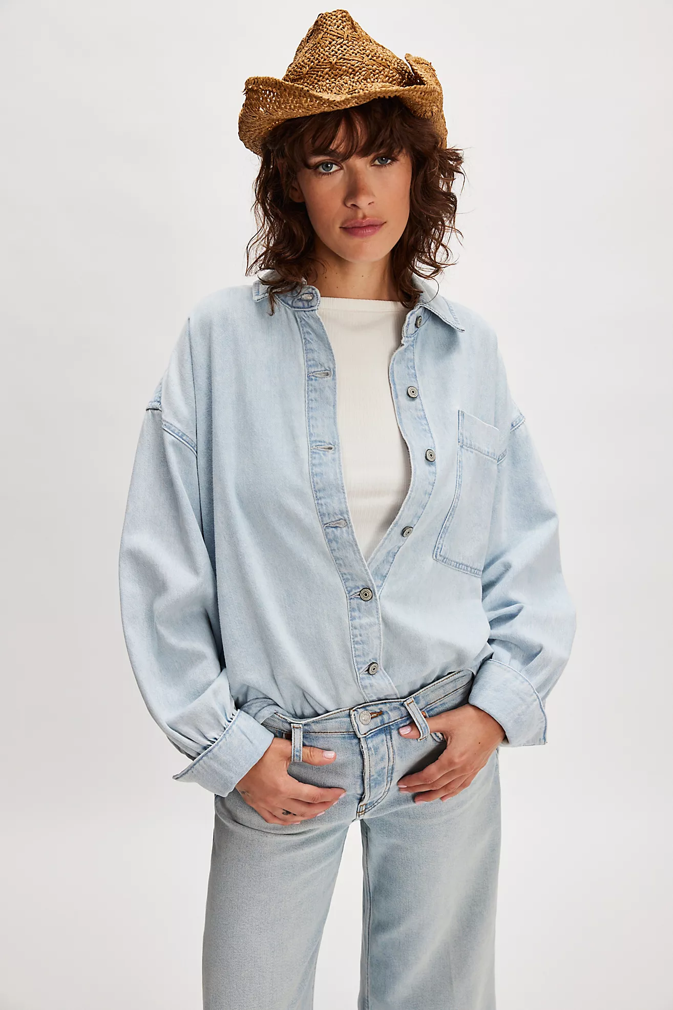 We the Free Ashley Denim Shirt