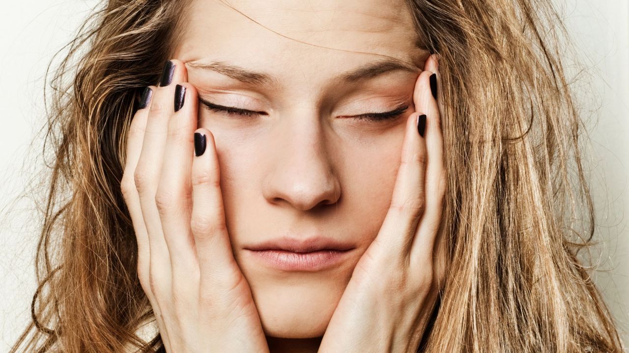 Woman with dark circles