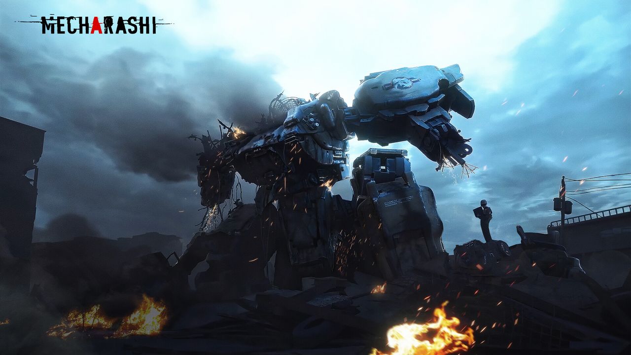 An image from mecha strategy RPG Mecharashi
