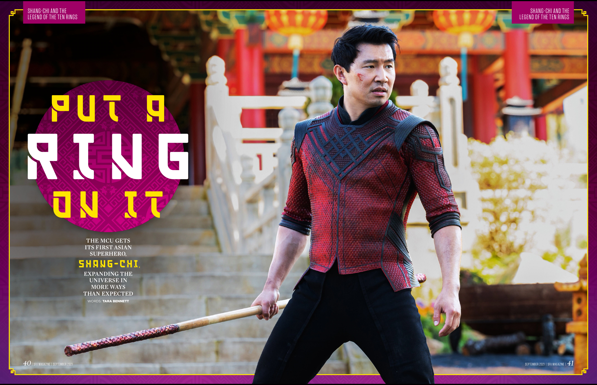 The Shang-Chi and the Legend of the Ten Rings feature in SFX issue 343.