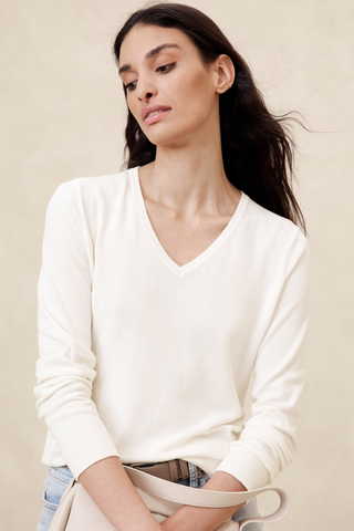 Banana Republic Factory Forever V-Neck Sweater