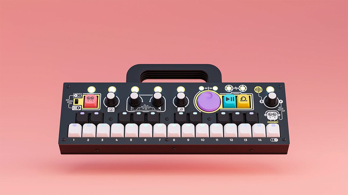 Chompi is a super-cute sampler that was inspired by the Casio SK-1