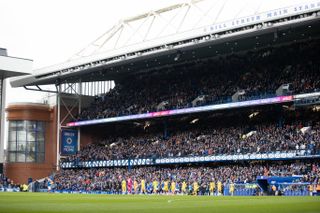 The Bill Struth Stand at Ibrox