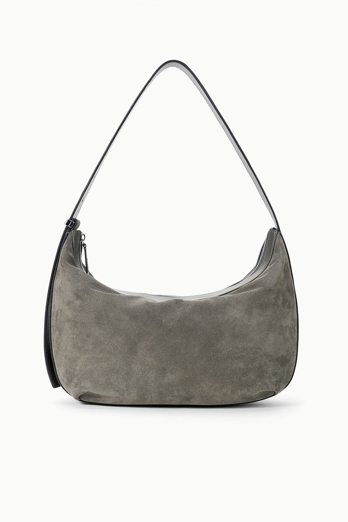 Large Demy Shoulder Bag | Storm Suede - Storm Suede
