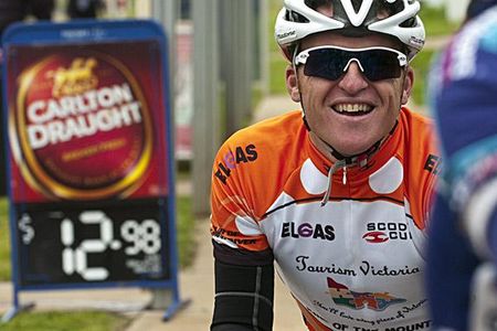 New Zealander Gordon McCauley (Hyster-Total Rush) could celebrate with some Aussie beer after his win in Cardross.