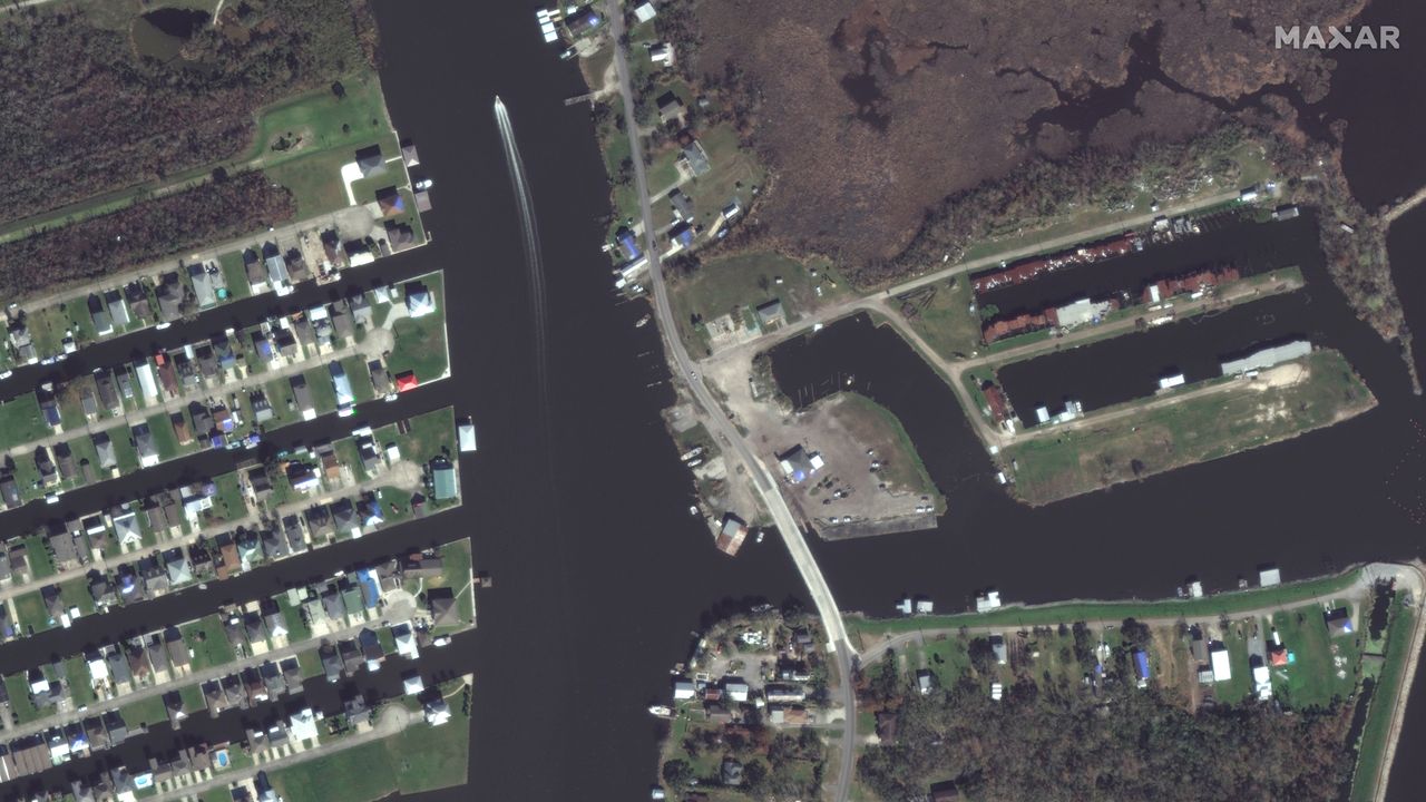 Barataria, Louisiana, imaged in November 2020 by Maxar's WorldView-2 satellite.