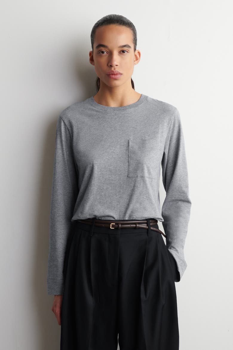 Cotton Long-Sleeved T-Shirt