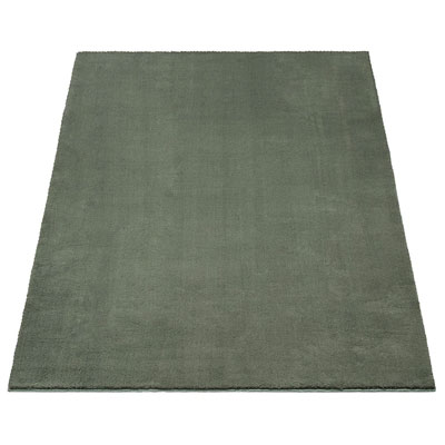 dark green washable rug from Wayfair