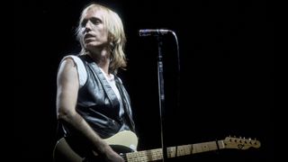 Tom Petty performs circa 1985 in Los Angeles, California.