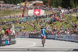 Elite women cross country - Rissveds takes MTB World Cup win in Lenzerheide