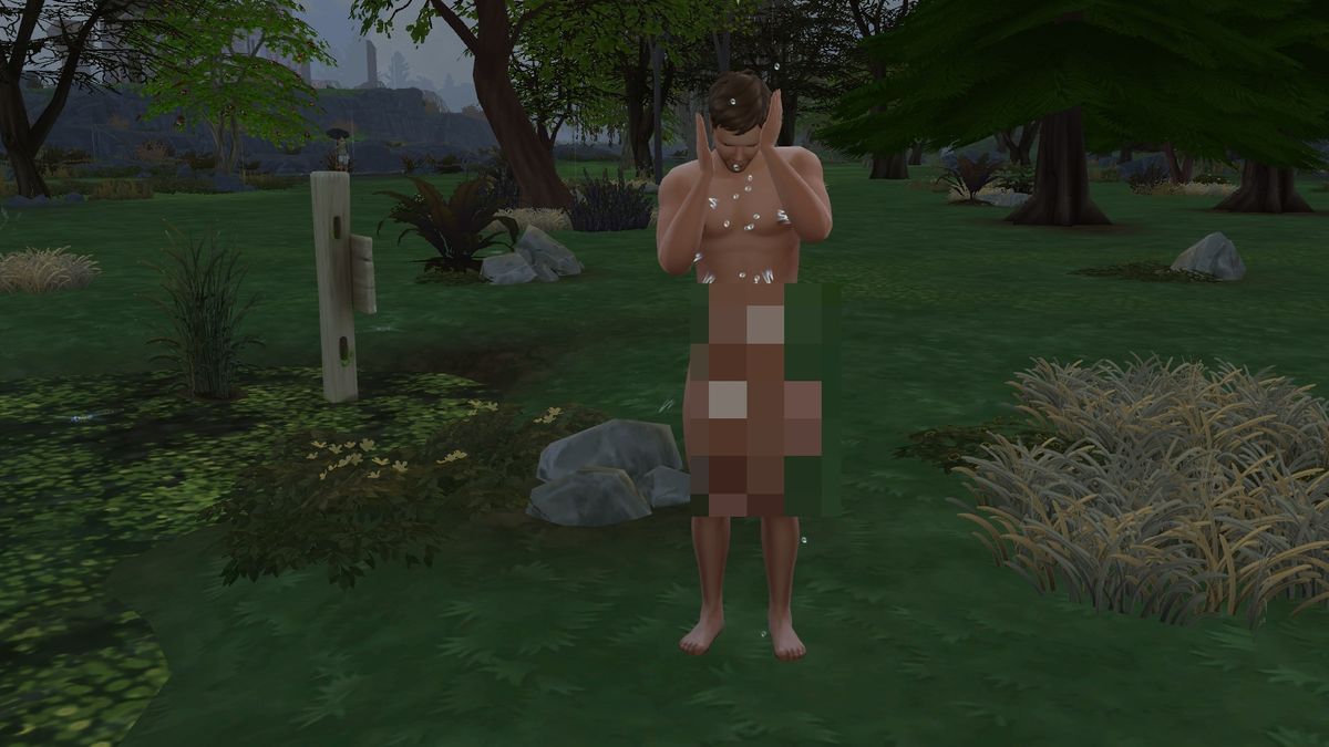The Sims 4 screenshot of a recreation of Henry from Kingdom Come Deliverance 2