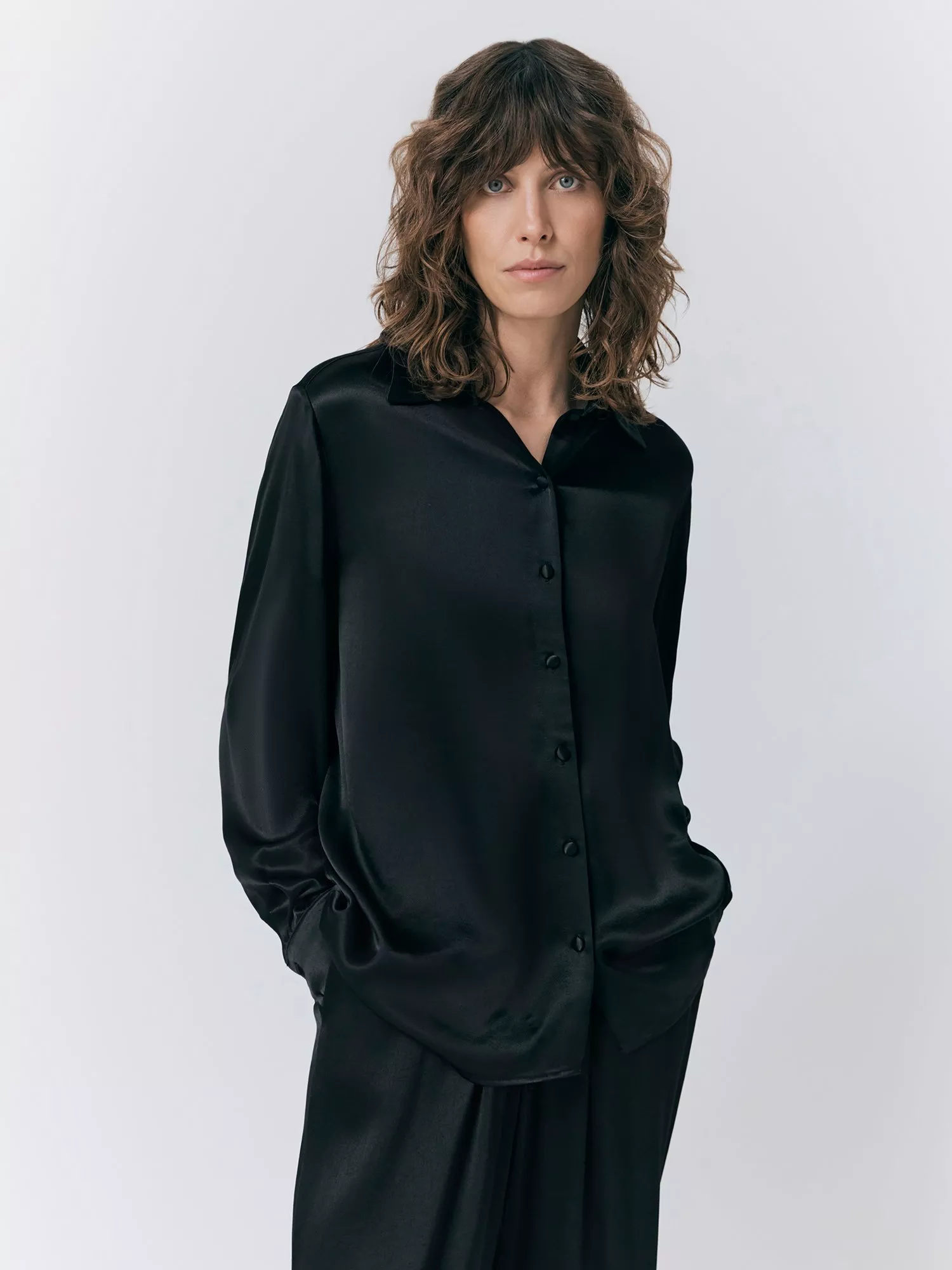Ghost Ellie Satin Shirt