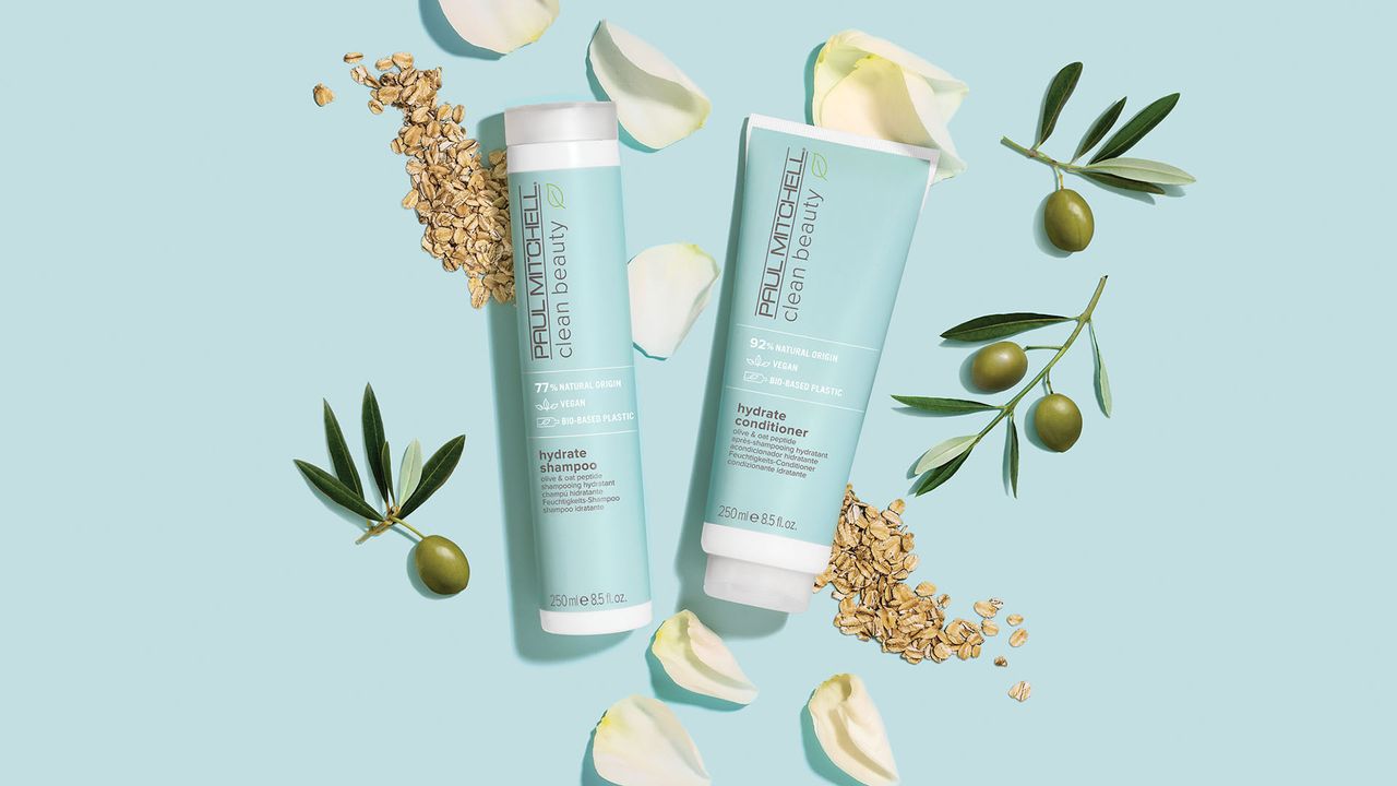 Paul Mitchell Clean Beauty shampoo and conditioner