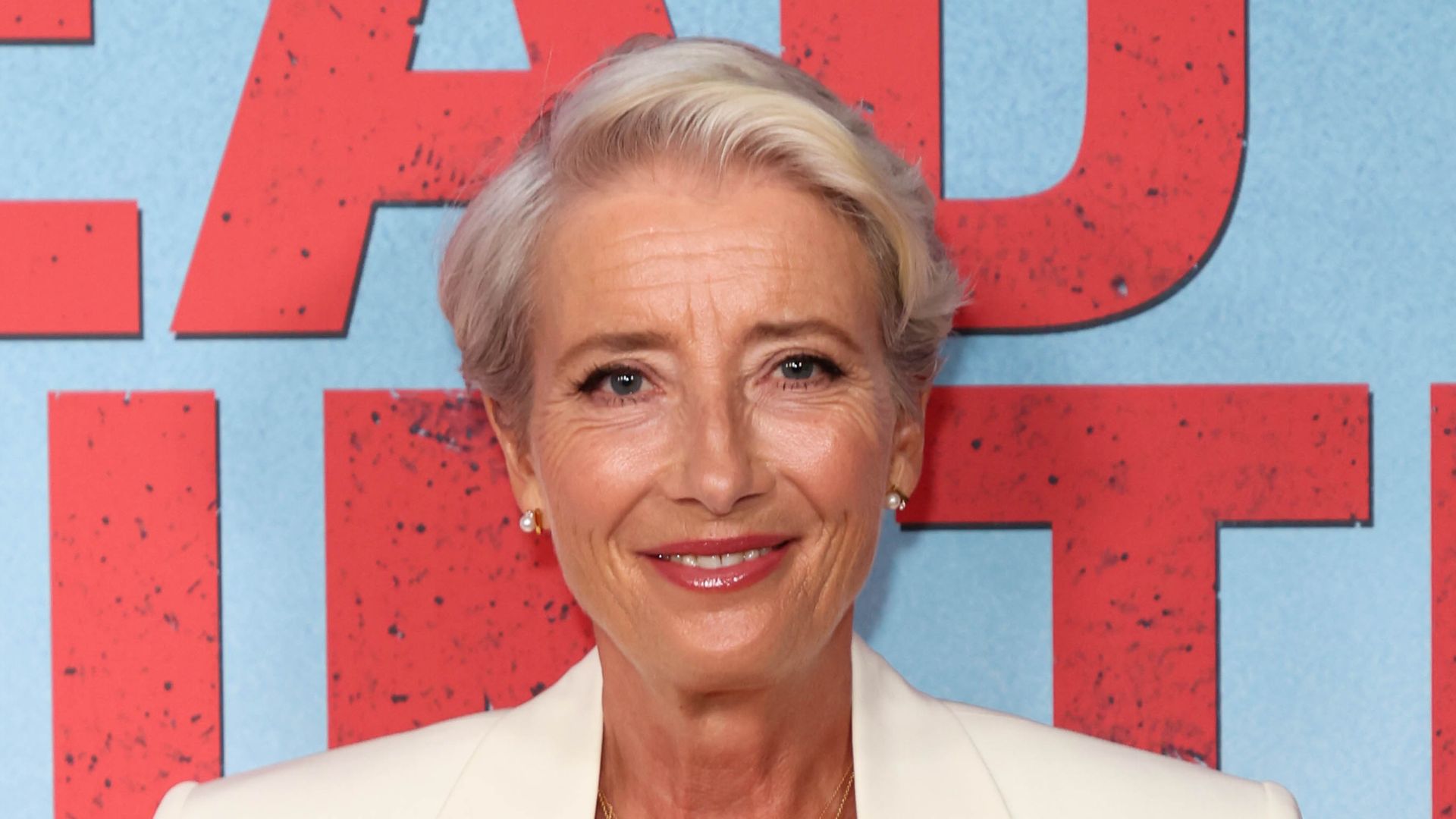 Emma Thompson attends the "The Dead Of Winter" UK Gala Screening at the Picturehouse Central on September 8, 2025 in London, England. 