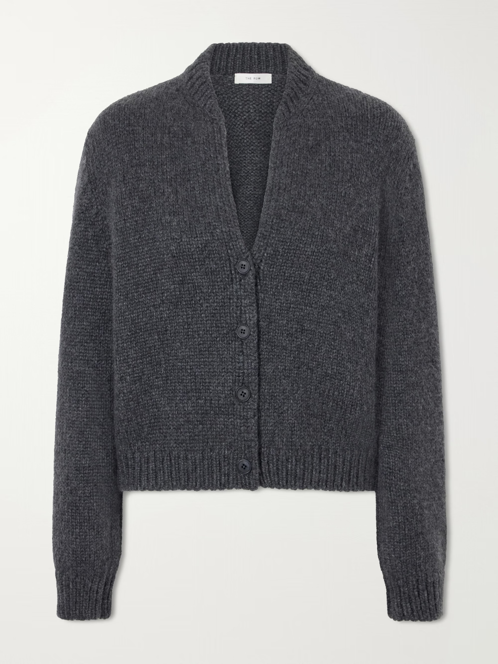 An image of a grey cardigan from The Row