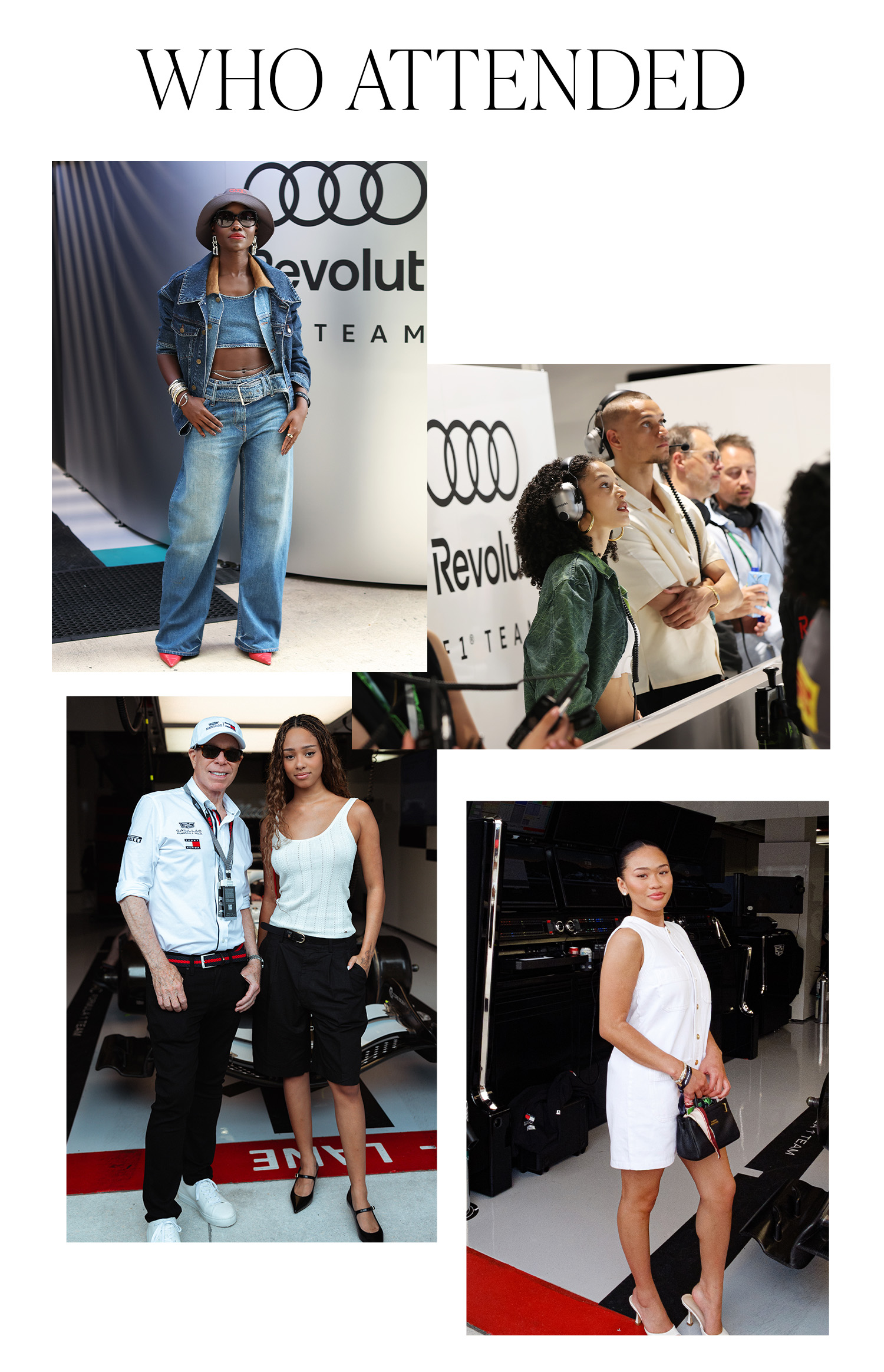 A slide with the title, "Who Attended" featuring images from the 2026 Miami Grand Prix weekend.